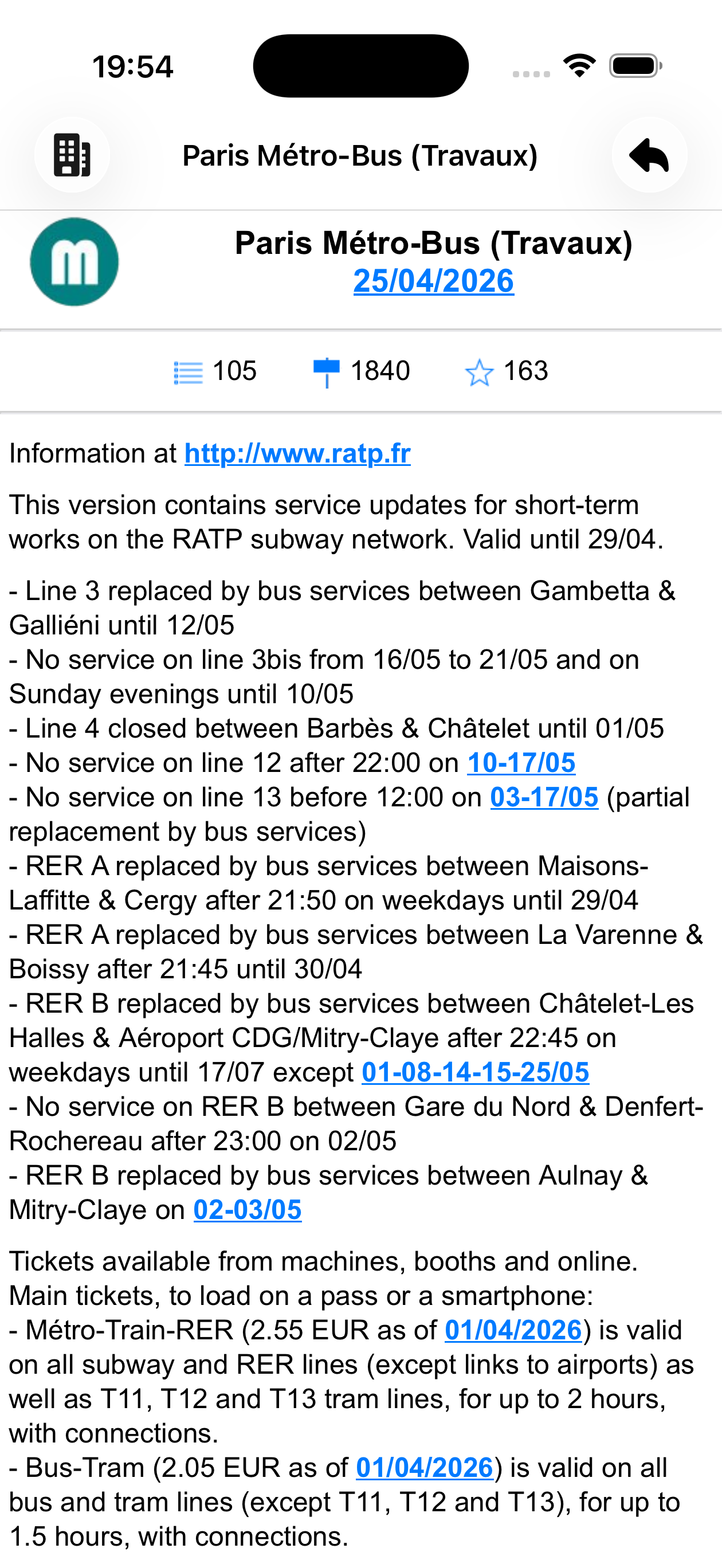 Page Info ville